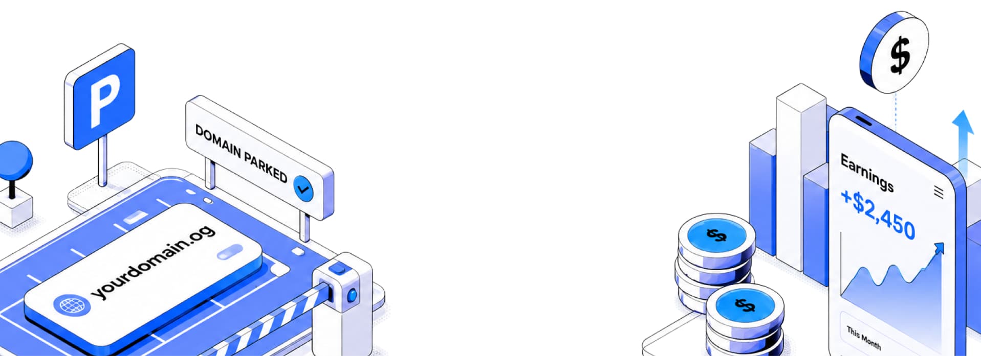 Parked Domains illustration