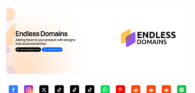 Brand landing page template preview