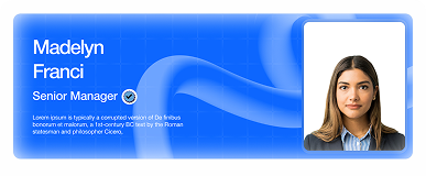 Personal identity template preview